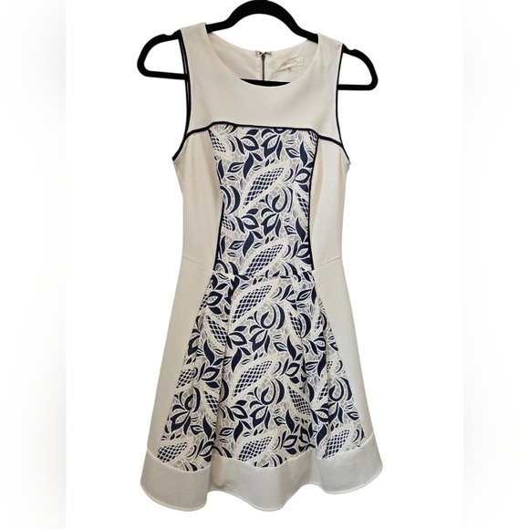 Sugarlips Dresses & Skirts - Sugarlips Mini Dress Sleeveless Skater Blue White Size XS